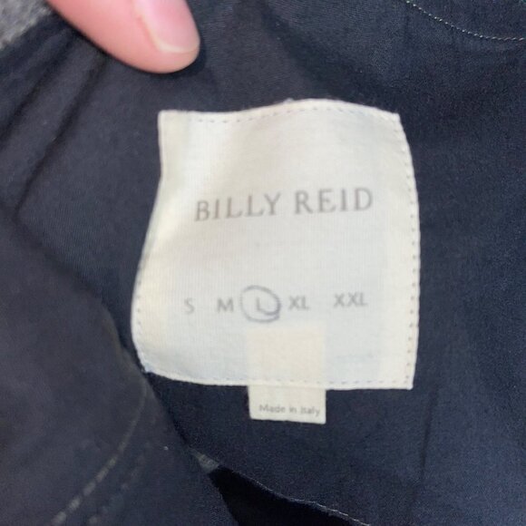 Billy Reid Mens Stanton Jogger Pants Size Large Gray Wool Blend Made In Italy - Picture 3 of 9